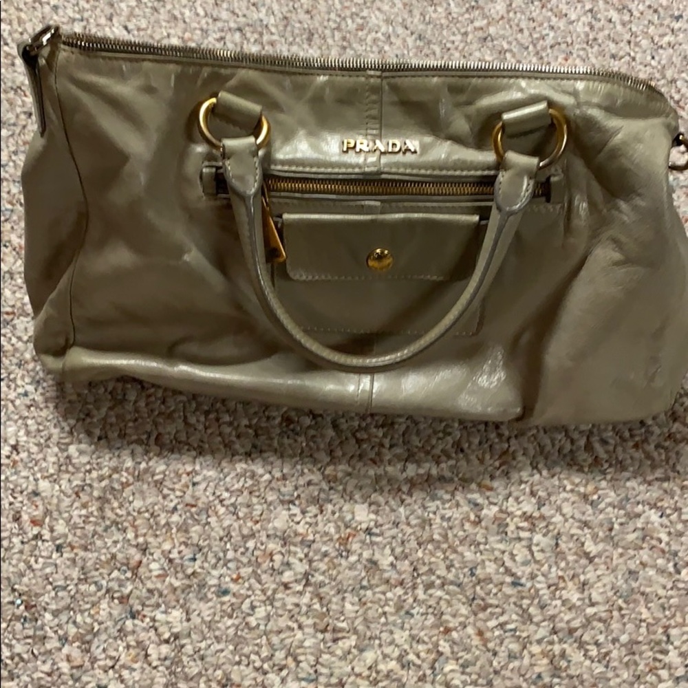 Prada all-leather handbag